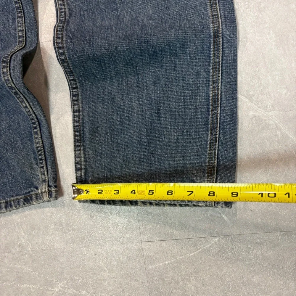 Lee Dungarees Mens 30x29 Carpenter Jeans Distressed Blue Denim Utility Pants